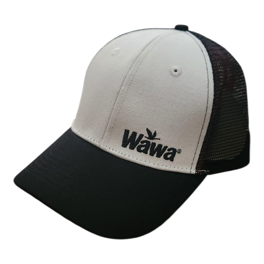 Wawa Trucker Hat Black White Logo‎ Snapback Mesh Cap Hiphic 2531/02564